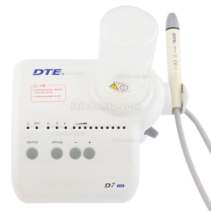 Woodpecker® DTE D7 Ultrassom Odontológico Scaler com Luz LED & Reservatório Compatível com SATELEC